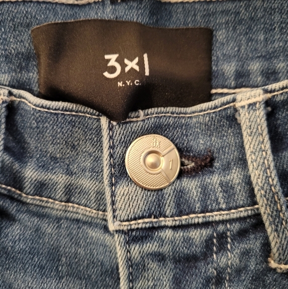 3x1 NYC Split Hem Bootcut Jrans Size 25 - Picture 5 of 10